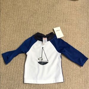 Gymboree long sleeve rash guard 3-6 months